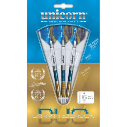 Unicorn Gary Anderson Phase 6 Duo 90% Tungsten Dart Set image 4