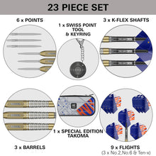 Target Raymond Van Barneveld Chrono 95% Tungsten Swiss Point Steel Tip Dart Set image 3