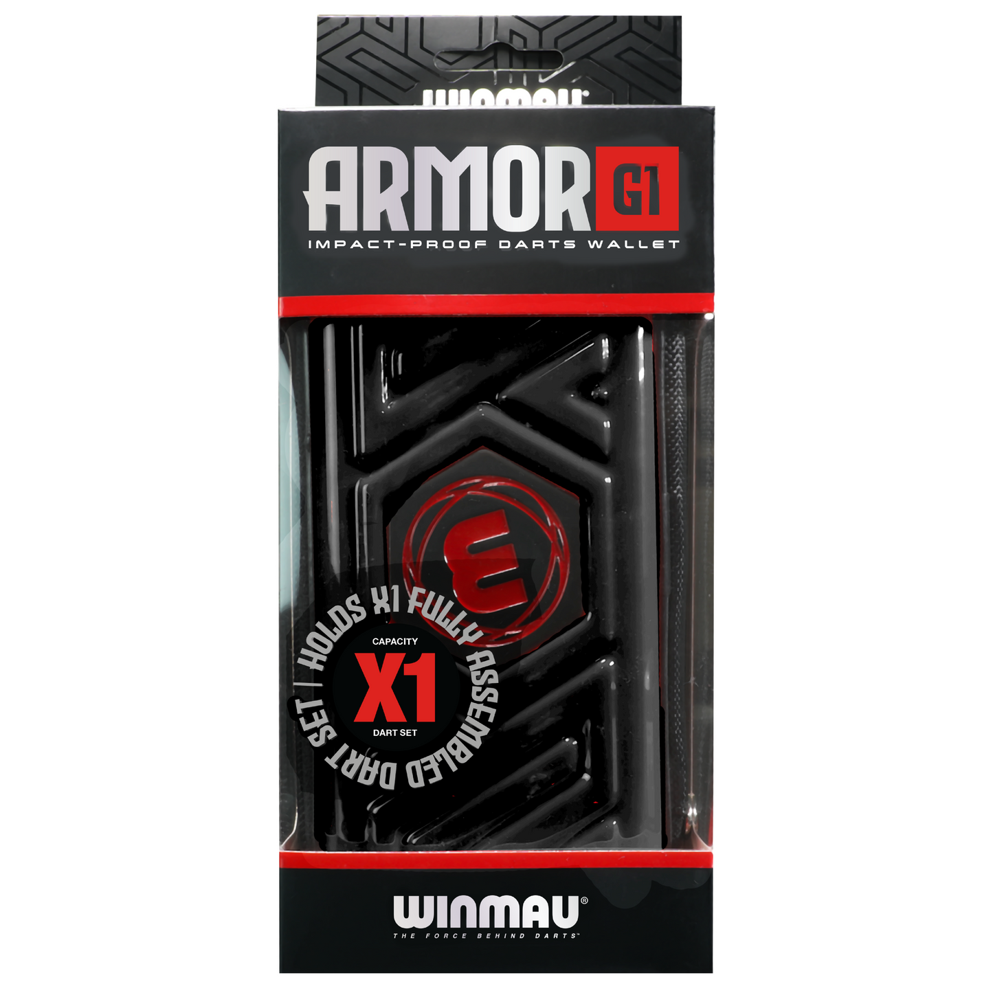 Winmau Armor G1 Black Dart Case image 4