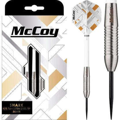 McCoy Shark - Silver - 90% Steel Tip Tungsten image 0