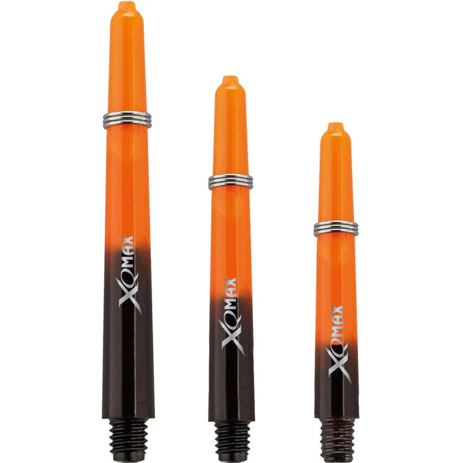 XQMax Gradient Polycarbonate Black & Orange Dart Shaft Stem image 0