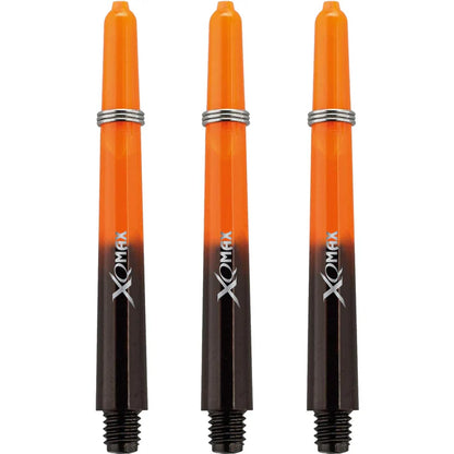 XQMax Gradient Polycarbonate Black & Orange Dart Shaft Stem image 1