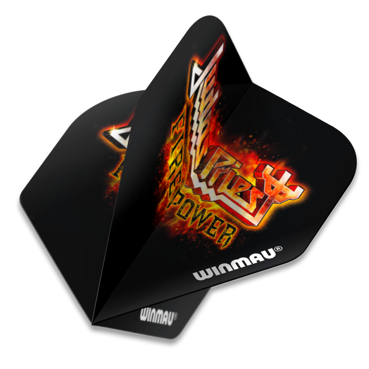 Winmau Rock Legends Judas Priest Flaming Logo Dart Flights