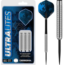 Designa Ultralites V2 M3 Twin Ring Grip 80% Tungsten Steel Tip Dart Set image 0