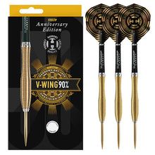 Harrows V-Wing 90% ANNIVERSARY EDITION 90% Tungsten Steel Tip Dart Set image 0