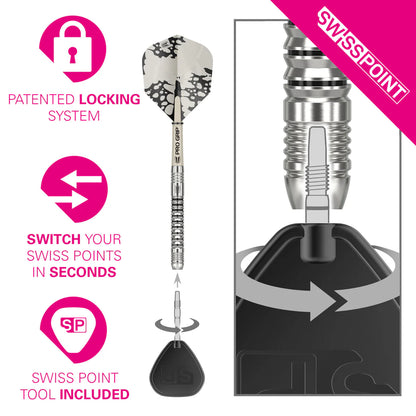 Target Exo 03 90% Tungsten Swiss Point Steel Tip Dart Set image 4