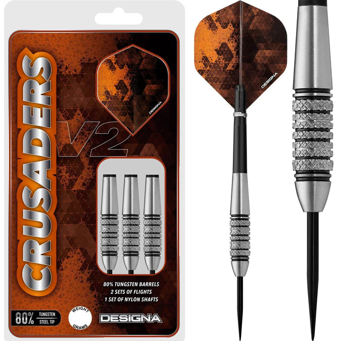 Designa Crusader V2 - M4 - Steel Tip Dart Set image 0