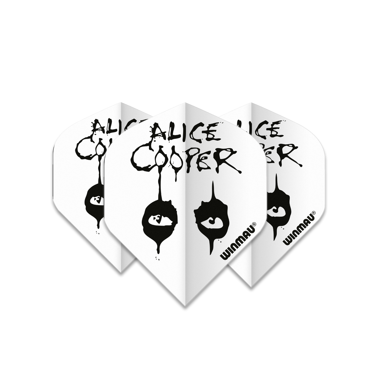 Winmau Rock Legends Alice Cooper White Dart Flights