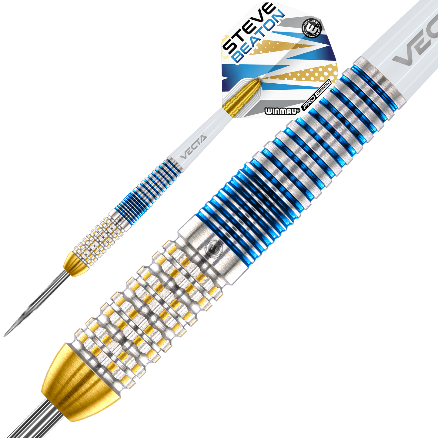 Winmau Steve Beaton Legacy Edition 90% Tungsten Steel Tip Dart Set image 1