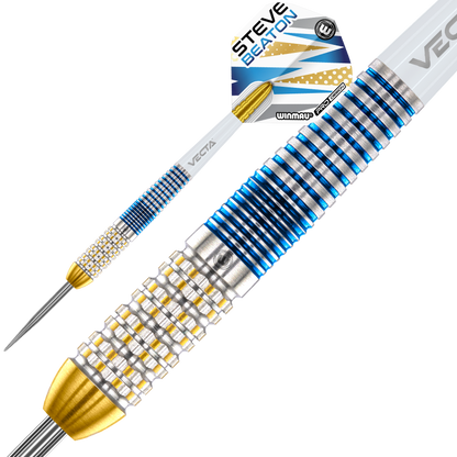 Winmau Steve Beaton Legacy Edition 90% Tungsten Steel Tip Dart Set image 1
