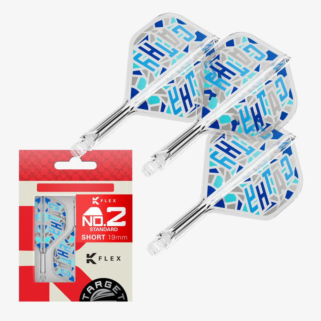 Target K-Flex Cathy Leung Charis Blue No2 Dart Flights
