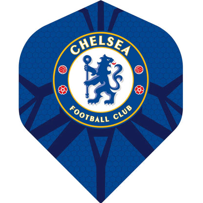 Chelsea Football Official Licensed F1 Pattern Logo 100 Micron No2 Dart Flights