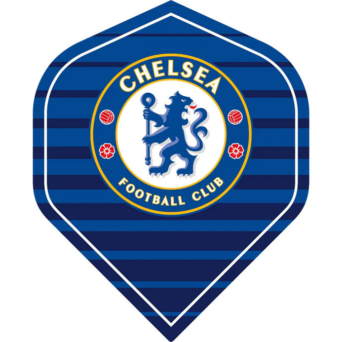 Chelsea Football Official Licensed F2 Stripe Logo 100 Micron No2 Dart Flights