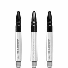 Mission Sabre White-Black Top Polycarbonate Dart Shaft Stem image 1