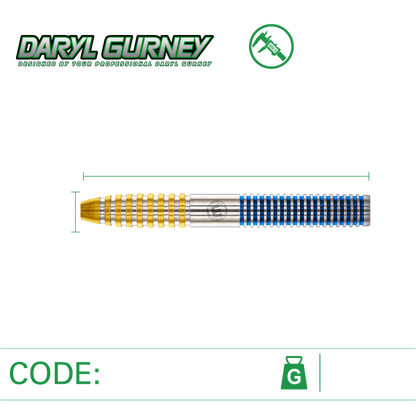 Winmau Daryl Gurney SC 1.0 Series 90% Tungsten Steel Tip Dart Set image 2