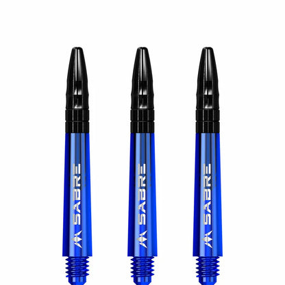 Mission Sabre Blue-Black Top Polycarbonate Dart Shaft Stem image 1