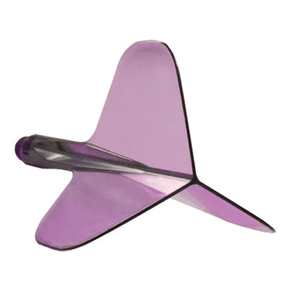 Condor AXE 120 Standard Clear Purple Dart Flights