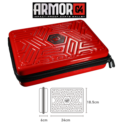 Winmau Armor G4 Red Dart Case image 3