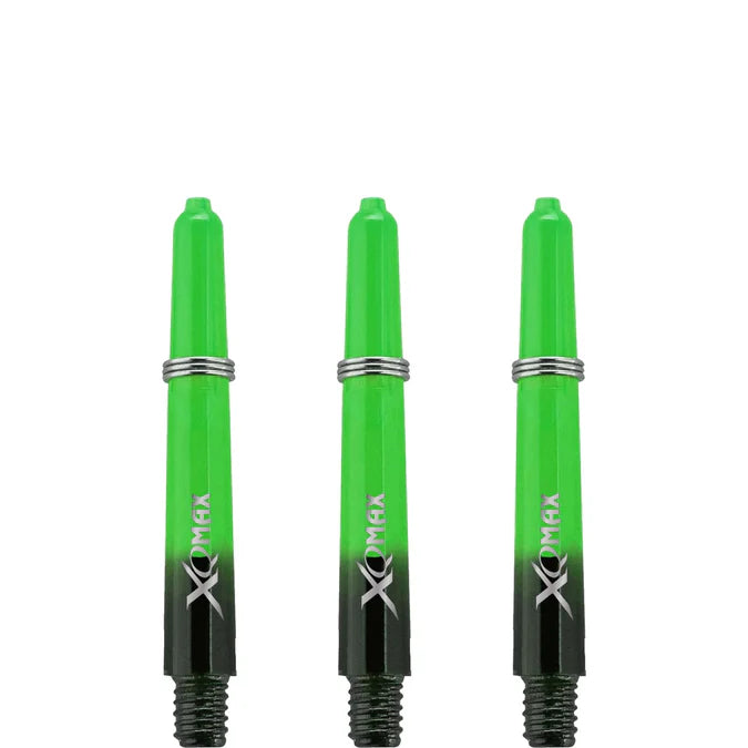 XQMax Gradient Polycarbonate Black & Green Dart Shaft Stem image 3