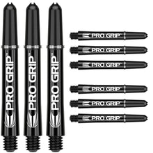 Target Pro Grip 3 Sets Black Dart Shaft Stem image 0