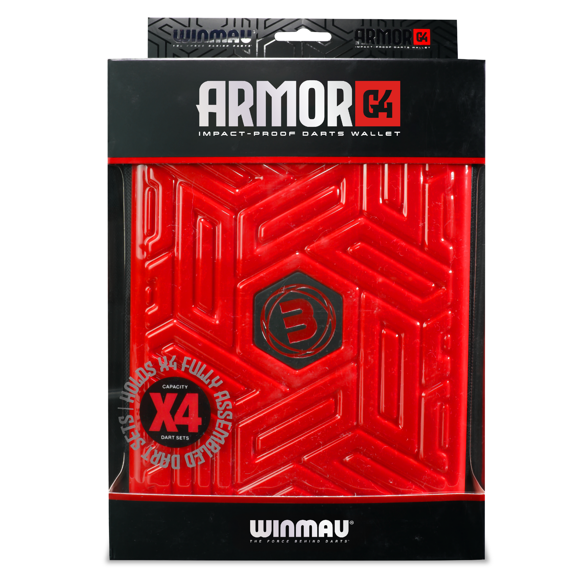 Winmau Armor G4 Red Dart Case image 4