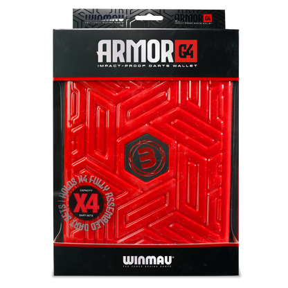 Winmau Armor G4 Red Dart Case image 4