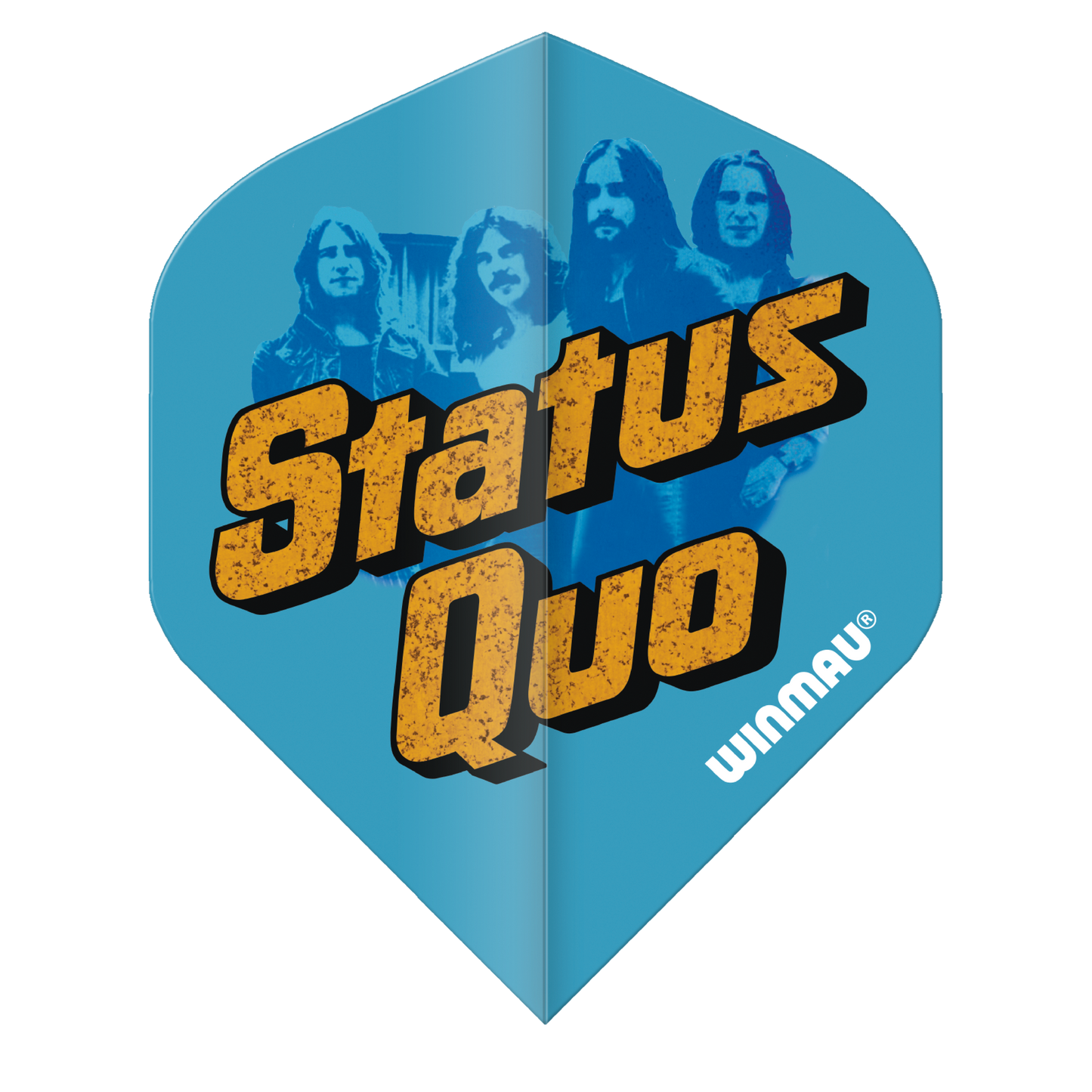 Winmau Rock Legends Status Quo Blue Dart Flights