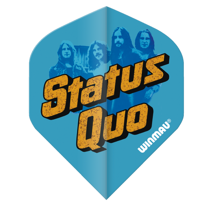 Winmau Rock Legends Status Quo Blue Dart Flights
