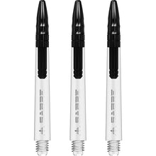Mission Sabre Clear-Black Top Polycarbonate Dart Shaft Stem image 0