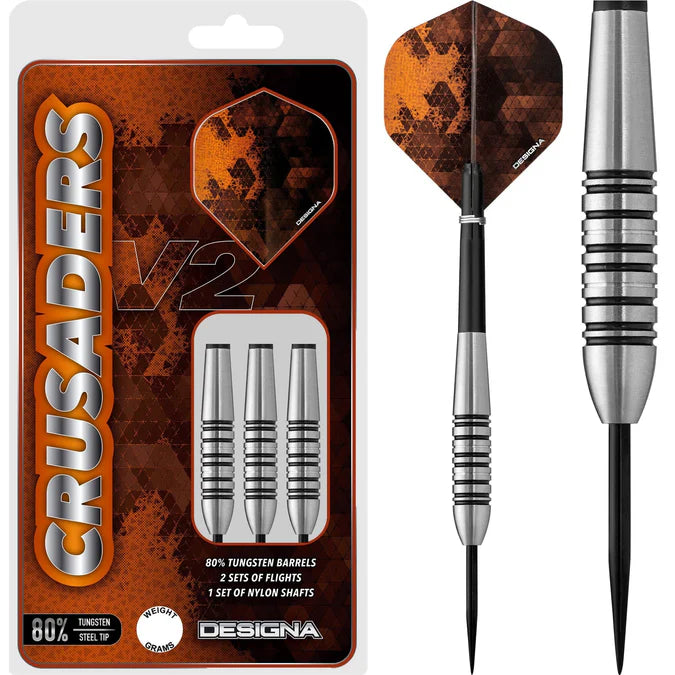 Designa Crusader V2 - M5 - Steel Tip Dart Set image 0