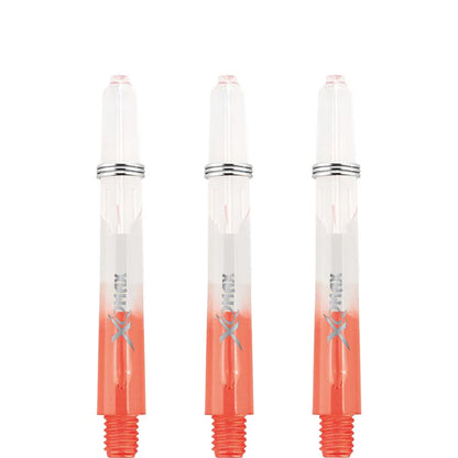 XQMax Gradient Polycarbonate Transparent & Red Dart Shaft Stem image 2