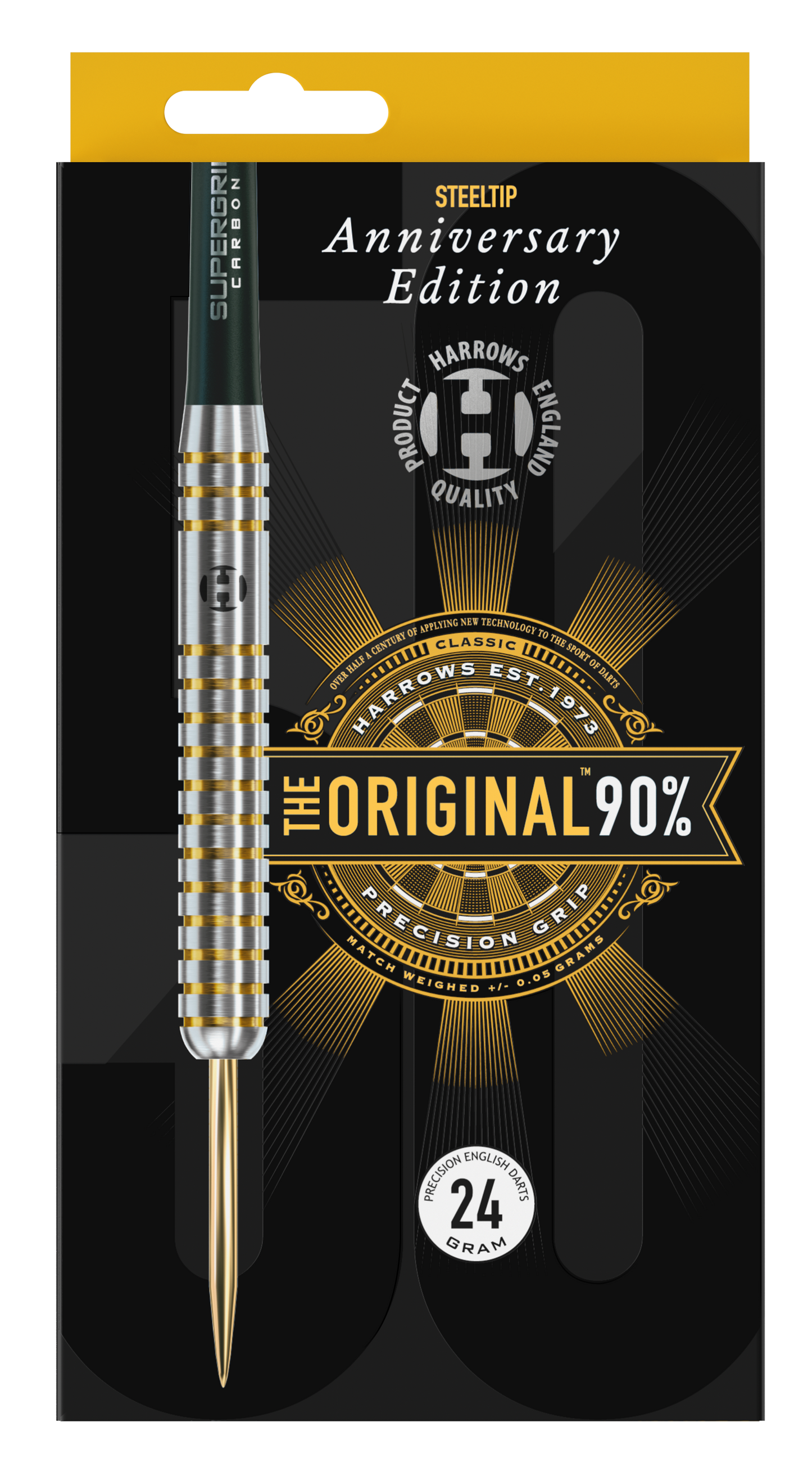 Harrows The Original ANNIVERSARY EDITION 90% Tungsten Steel Tip Dart Set image 3