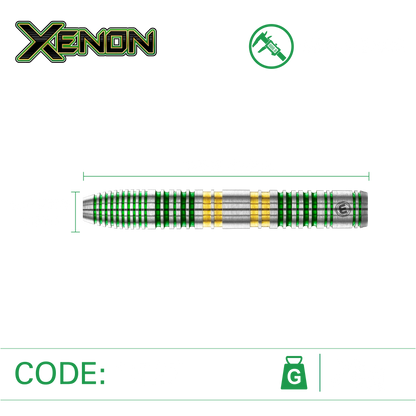 Winmau Xenon 90% Tungsten Steel Tip Dart Set image 2