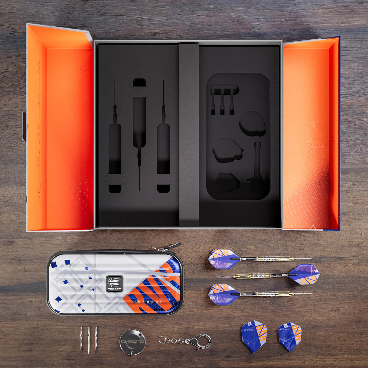 Target Raymond Van Barneveld Chrono 95% Tungsten Swiss Point Steel Tip Dart Set image 6