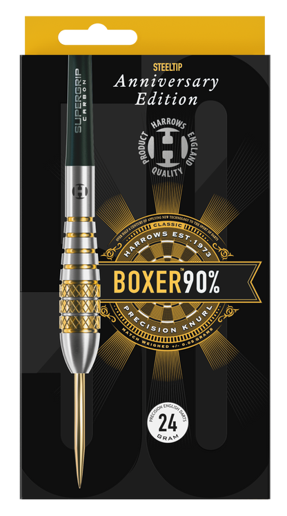 Harrows Boxer Bomb ANNIVERSARY EDITION 90% Tungsten Steel Tip Dart Set image 3