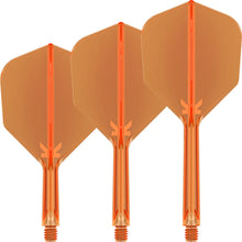 Target K-Flex Neon Orange No6 Dart Flights image 0