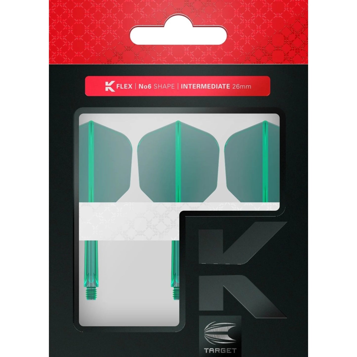 Target K-Flex Green No6 Dart Flights image 2