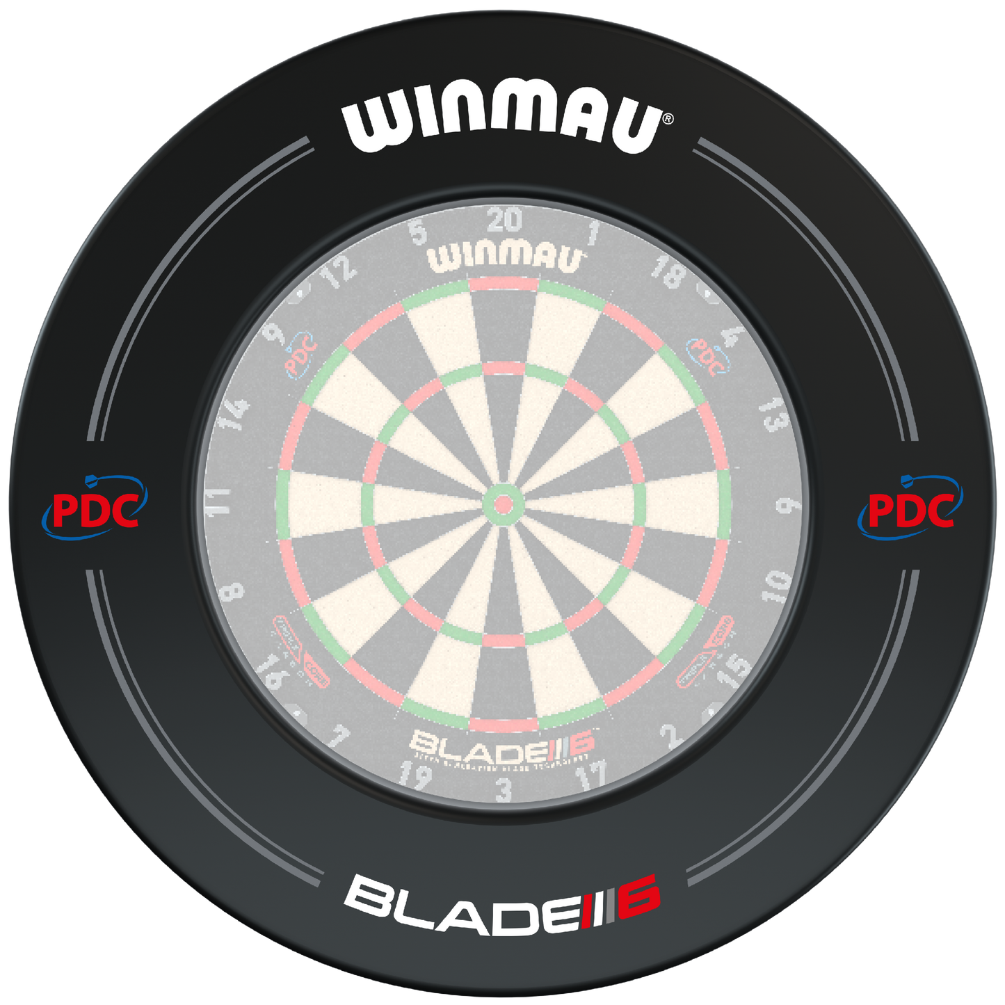 Winmau PDC Black Dartboard Surround image 1