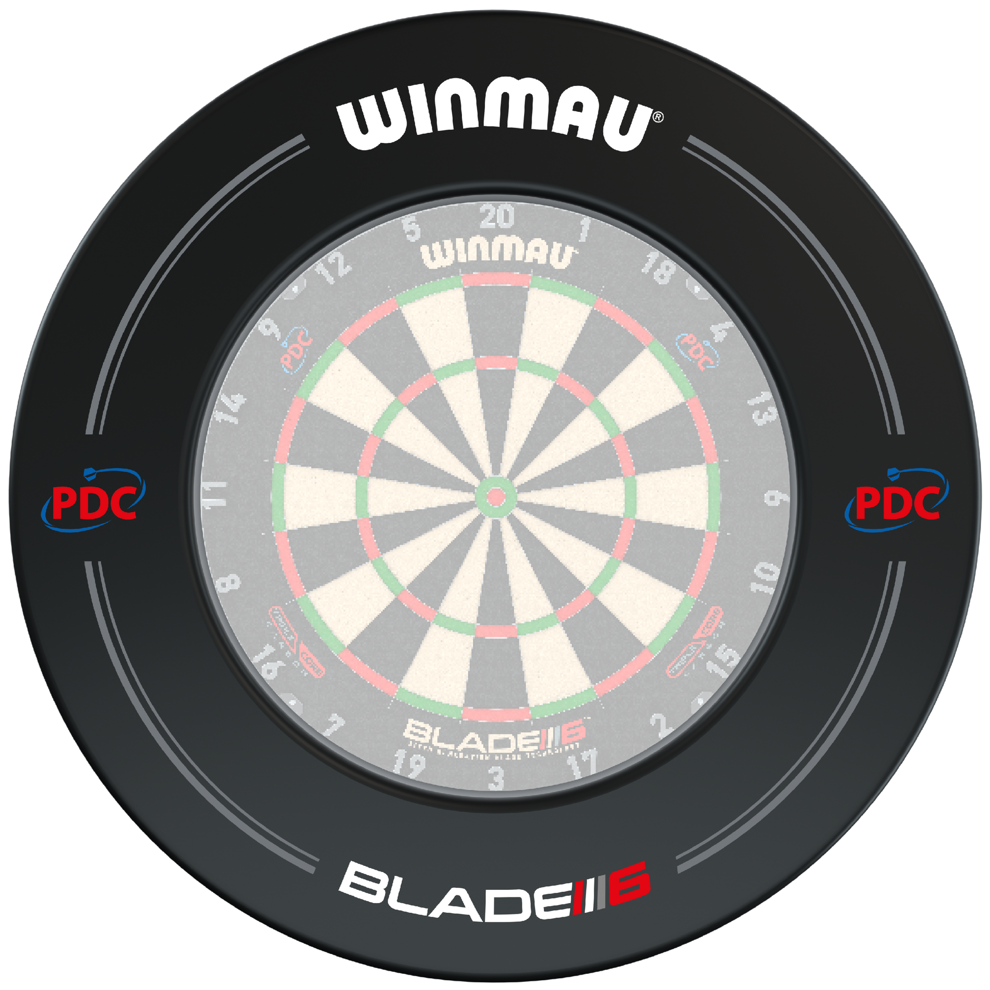 Winmau PDC Black Dartboard Surround image 1