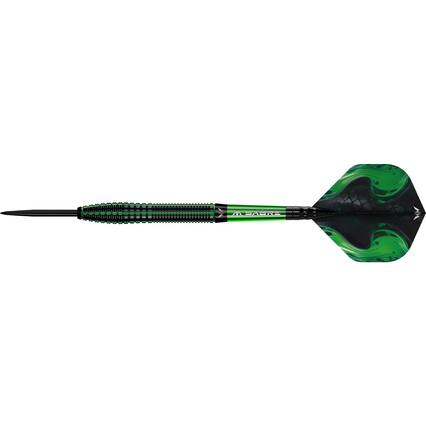 Mission Venom Black & Green Electro Plated 90% Tungsten Steel Tip Dart Set image 3