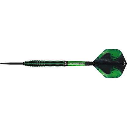 Mission Venom Black & Green Electro Plated 90% Tungsten Steel Tip Dart Set image 3
