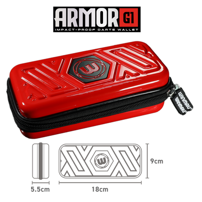 Winmau Armor G1 Red Dart Case image 3