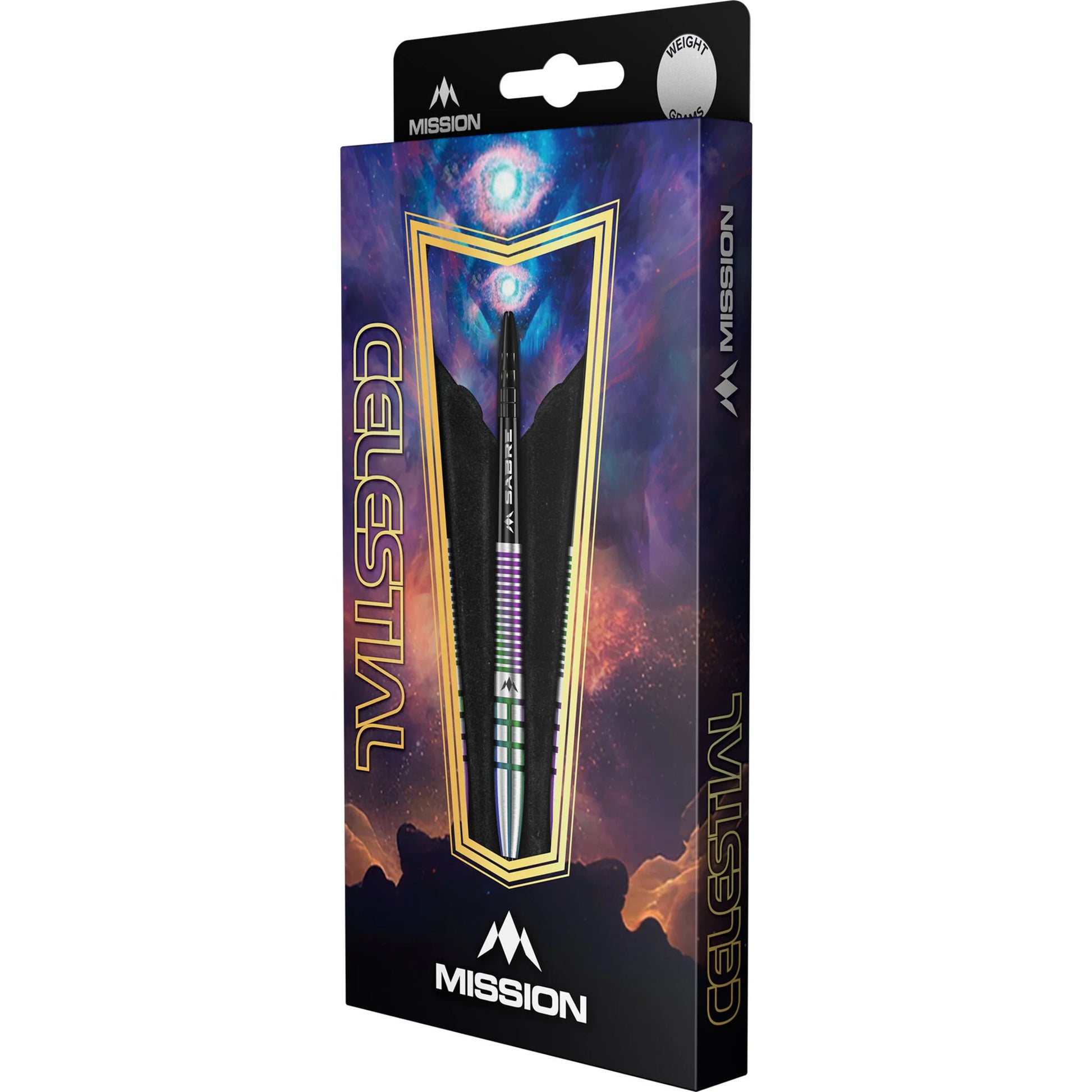 Mission Celestial Coral PVD 95% Tungsten Steel Tip Dart Set image 3