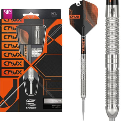 Target Crux 01 90% Tungsten Swiss Point Steel Tip Dart Set image 0