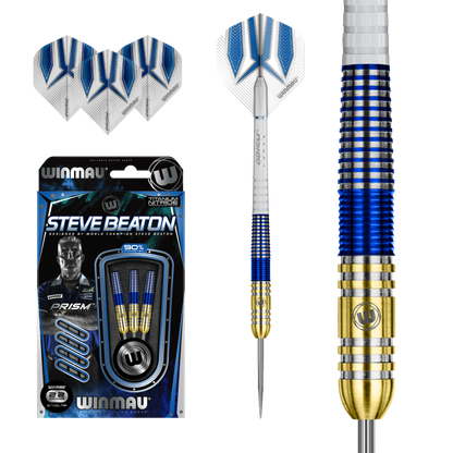 Winmau Steve Beaton 90% Tungsten Steel Tip Dart Set image 0