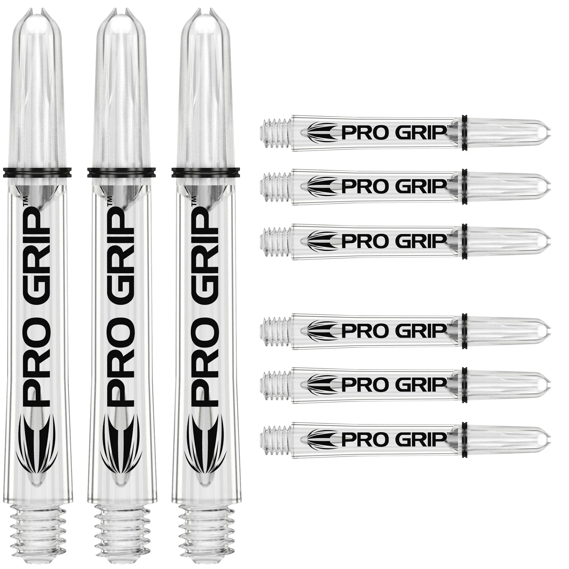 Target Pro Grip 3 Sets Clear Dart Shaft Stem image 0