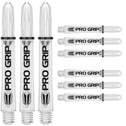 Target Pro Grip 3 Sets Clear Dart Shaft Stem image 0
