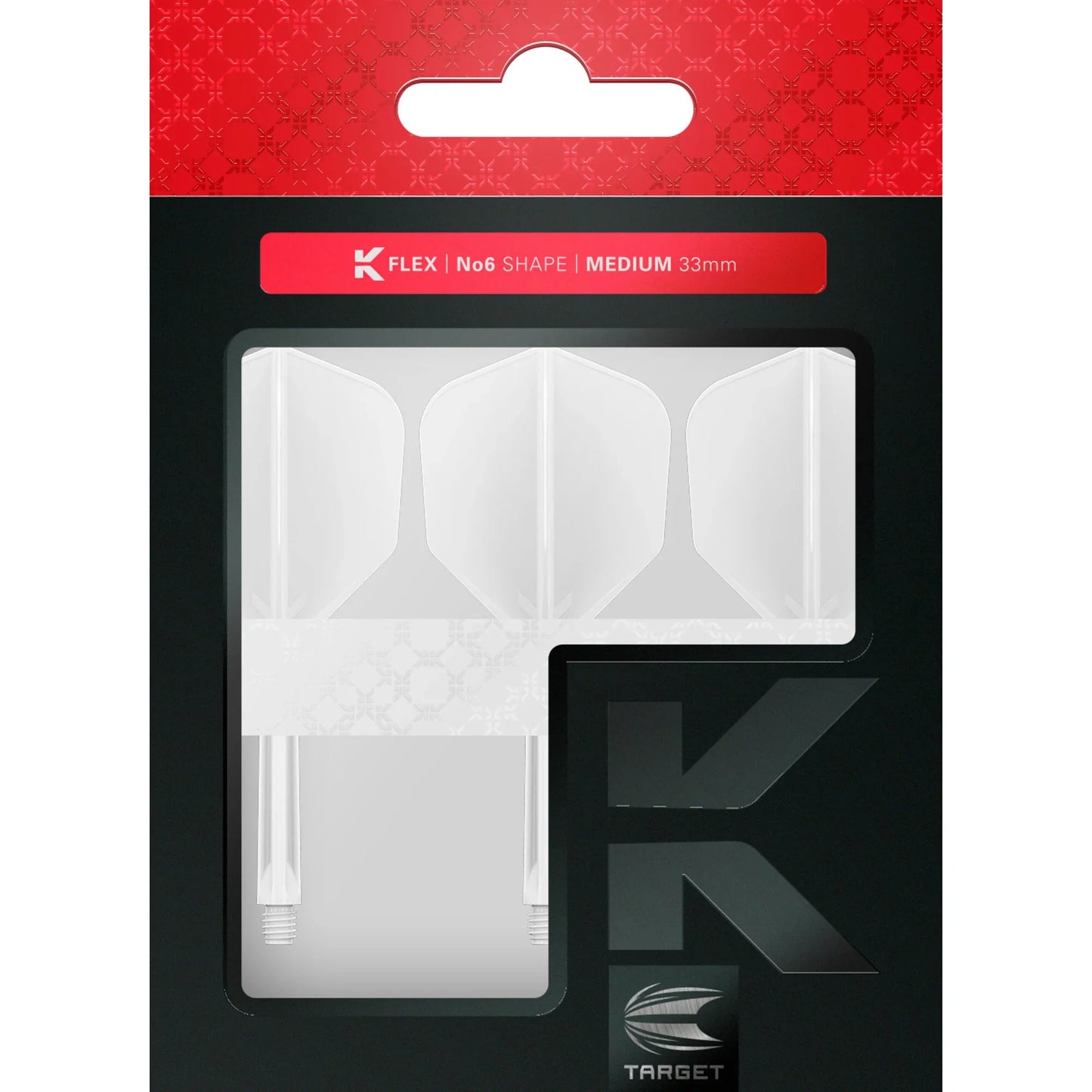 Target K-Flex White No6 Dart Flights