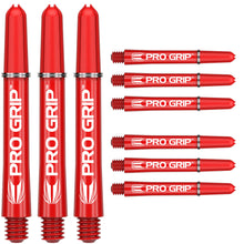 Target Pro Grip 3 Sets Red Dart Shaft Stem image 0