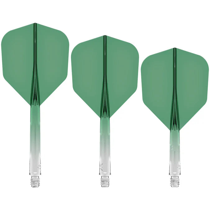 Mission Force 90 Gradient Transparent Green No6 Moulded Flight & Shaft System